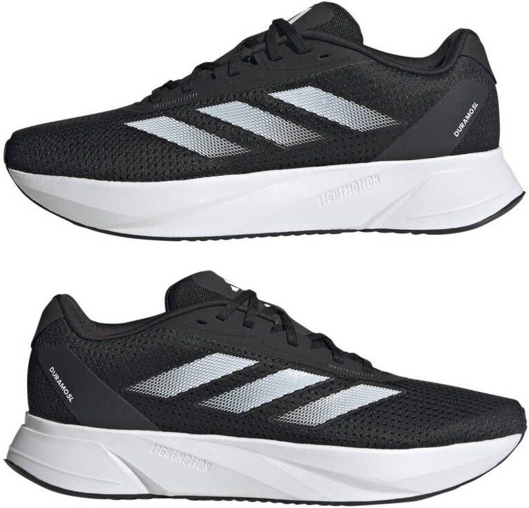 adidas Performance Duramo SL hardloopschoenen zwart antraciet wit