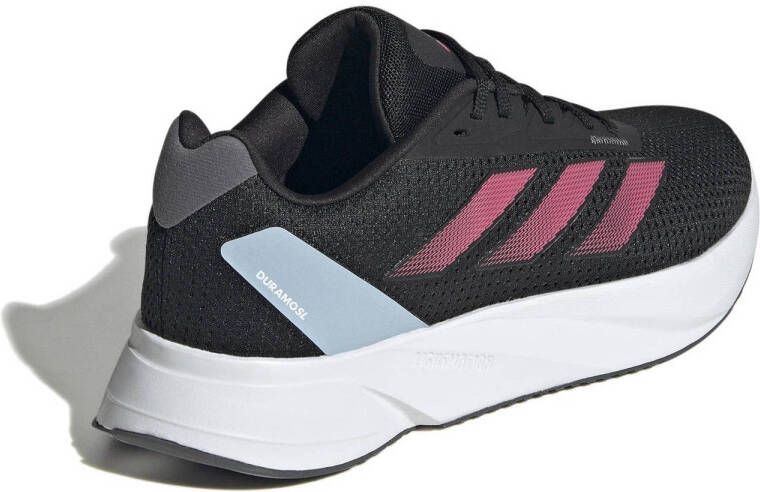 adidas Performance Duramo SL hardloopschoenen zwart roze grijs