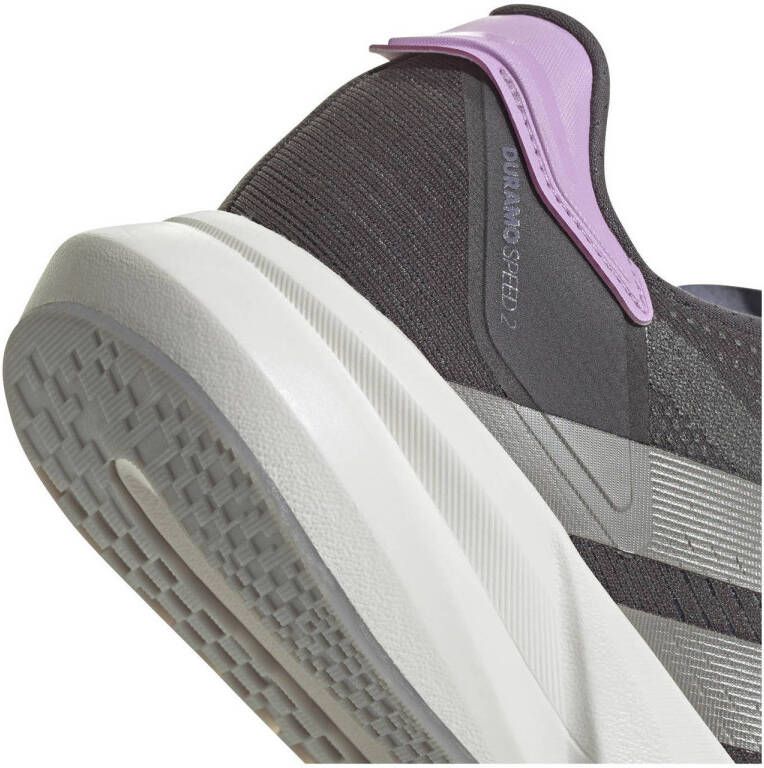 adidas Performance Duramo Speed 2 hardloopschoenen antraciet grijs lila