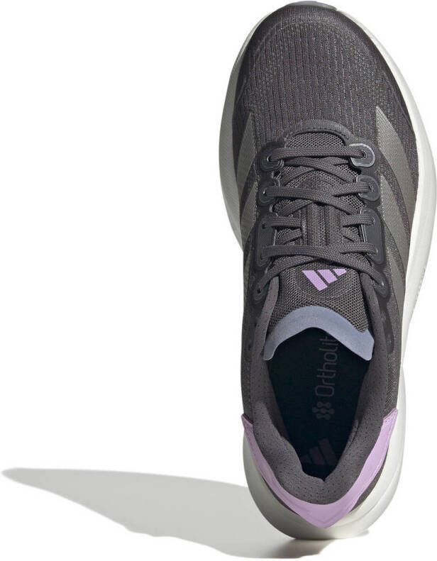 adidas Performance Duramo Speed 2 hardloopschoenen antraciet grijs lila