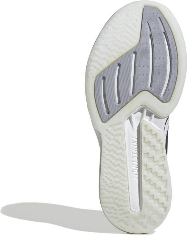 adidas Performance Duramo Speed 2 hardloopschoenen wit grijs