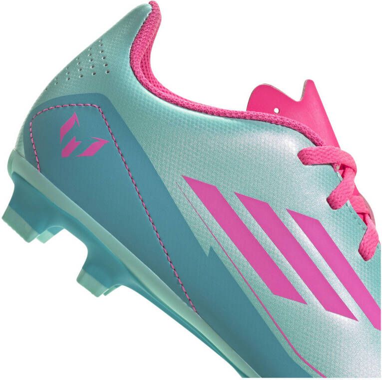 adidas Performance F50 Club FG MA Messi Junior voetbalschoenen aqua fuchsia