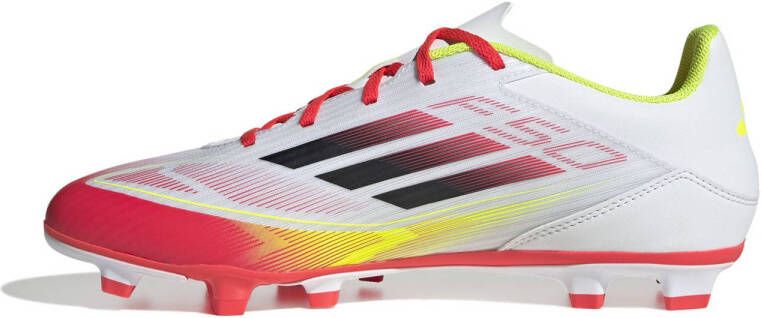adidas Performance F50 Club voetbalschoenen wit rood geel