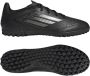 Adidas Perfor ce F50 Club senior voetbalschoenen zwart antraciet goud metallic - Thumbnail 4