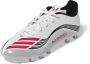 Adidas Perfor ce F50 Messi Club FG MG junior voetbalschoenen wit rood grijs - Thumbnail 4