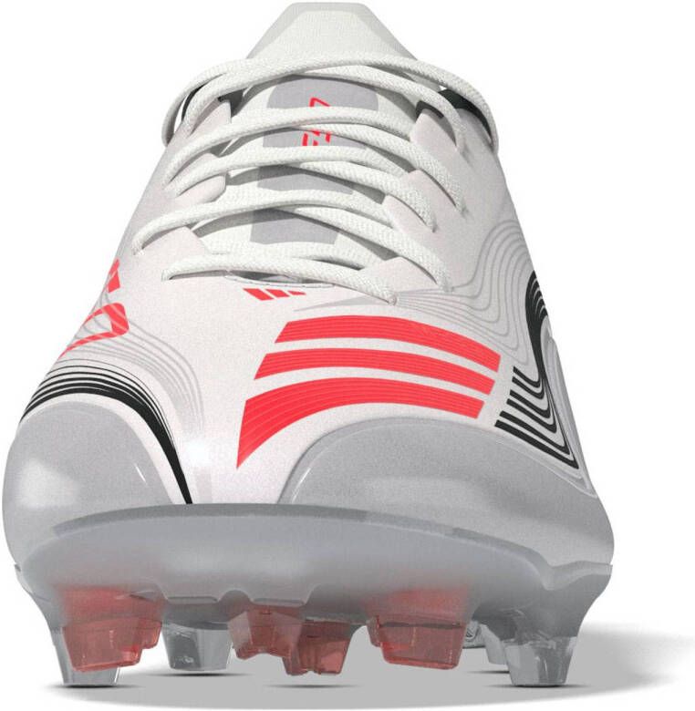 adidas Performance F50 Messi League senior voetbalschoenen wit rood grijs