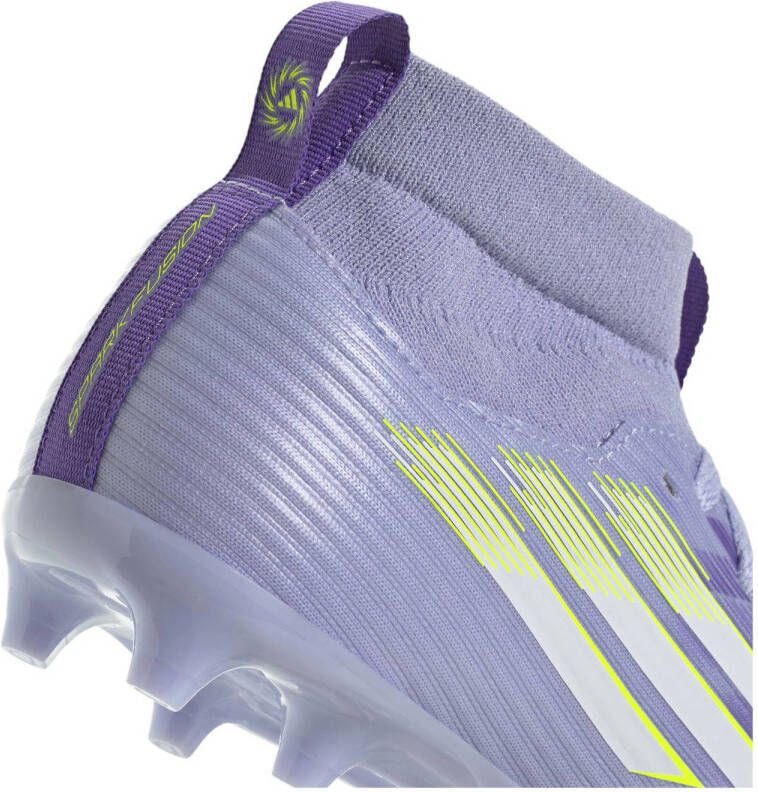 Adidas Perfor ce F50 Sparkfusion League Firm Ground Artificial Grass Voetbalschoenen Kids Kinderen Paars