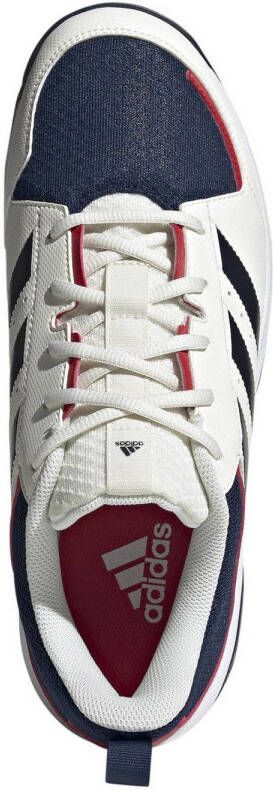 adidas Performance Ligra 7 zaalsportschoenen ecru donkerblauw rood