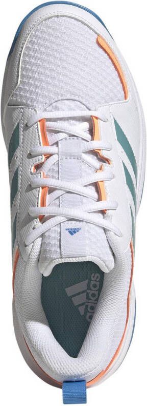 adidas Performance Ligra 7 zaalsportschoenen wit oranje blauw groen