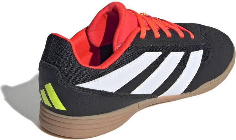 adidas Performance Predator 24 Indoor Sala Junior zaalvoetbalschoenen zwart wit rood