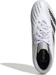 Adidas Performance Predator Accuracy.4 FxG Jr. voetbalschoenen wit zwart geel