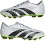 Adidas Performance Predator Accuracy.4 FxG Sr. voetbalschoenen wit zwart geel - Thumbnail 1