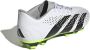 Adidas Performance Predator Accuracy.4 FxG Sr. voetbalschoenen wit zwart geel - Thumbnail 4