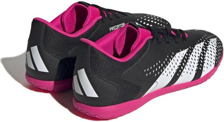 adidas Performance Predator Accuracy.4 indoor voetbalschoenen zwart wit fuchsia