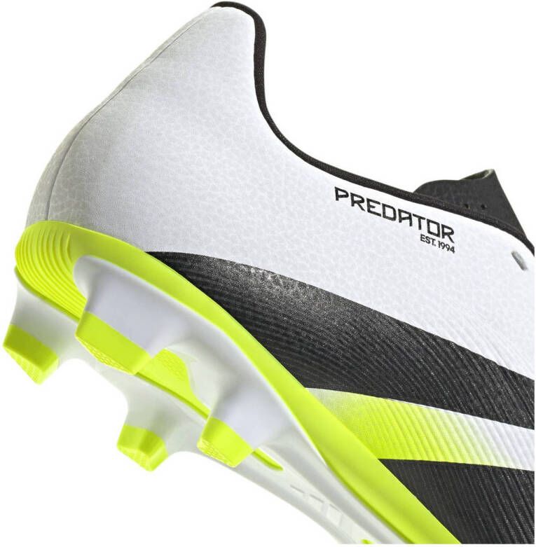 adidas Performance Predator Club FG MG senier voetbalschoenen wit zwart geel