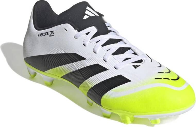 adidas Performance Predator Club FG MG senier voetbalschoenen wit zwart geel