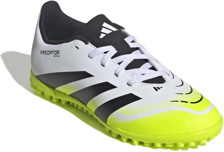 adidas Performance Predator Club junior voetbalschoenen wit zwart geel