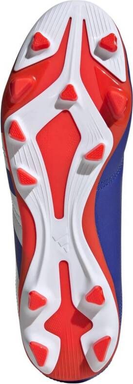 adidas Performance Predator Club senior voetbalschoenen blauw wit rood