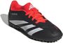 Adidas Performance Predator Club TF Junior voetbalschoenen zwart wit rood Jongens Meisjes Imitatieleer 38 2 3 - Thumbnail 1