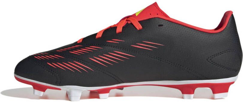 adidas Performance Predator Club TxG Sr. voetbalschoenen zwart wit rood