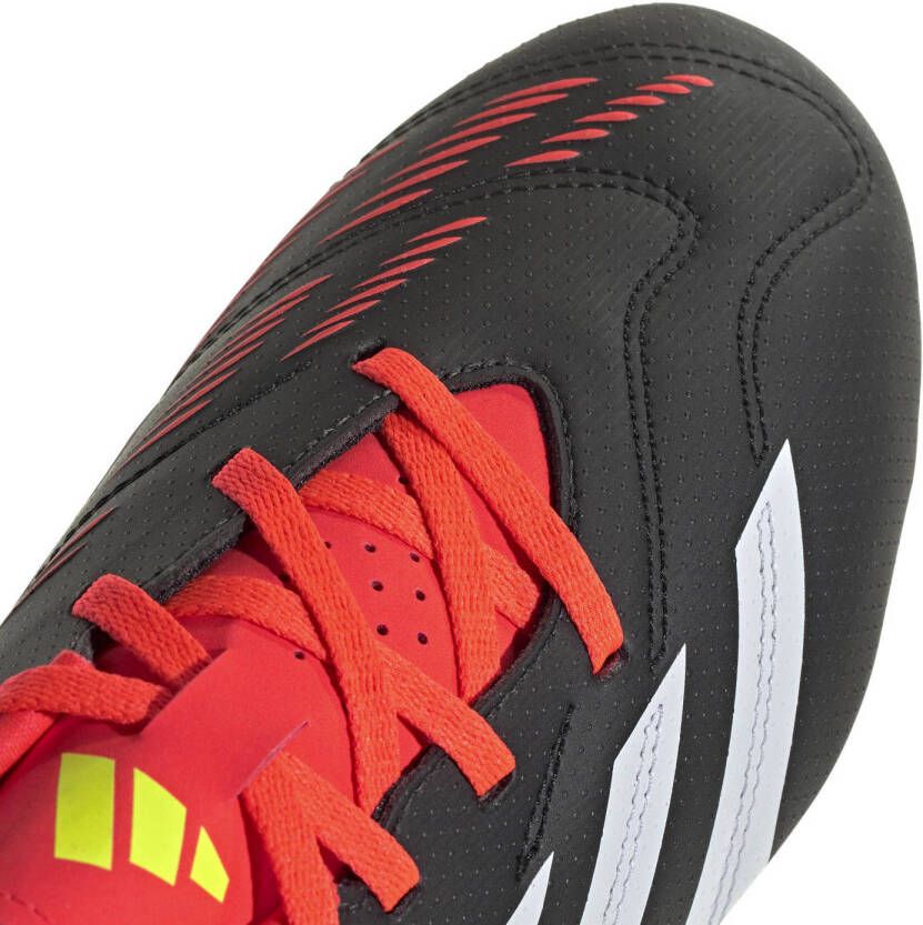 adidas Performance Predator Club TxG Sr. voetbalschoenen zwart wit rood