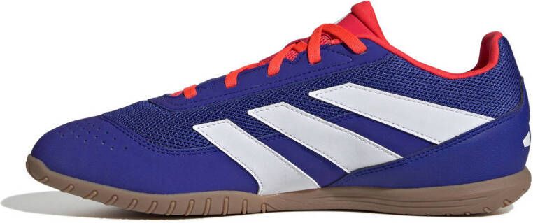 adidas Performance Predator Club senior zaalvoetbalschoenen kobaltblauw wit oranje