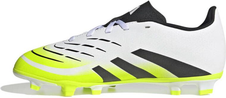 adidas Performance Predator ClubFG MG Sala junior voetbvalschoenen wit geel zwart