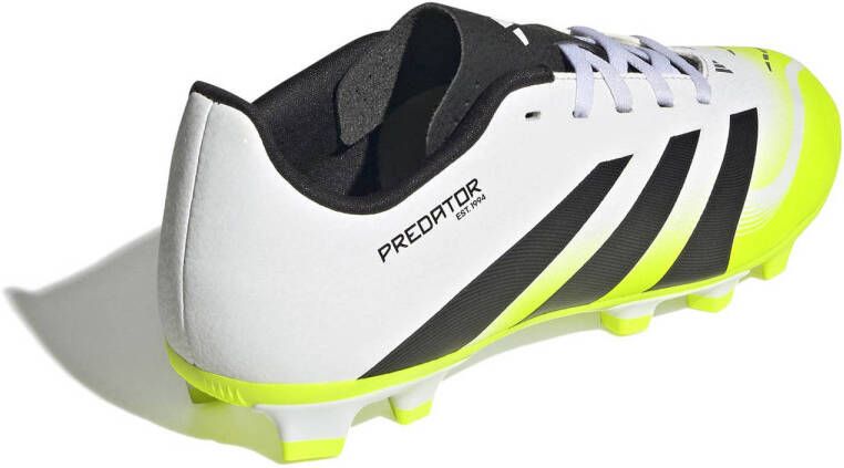 adidas Performance Predator ClubFG MG Sala junior voetbvalschoenen wit geel zwart