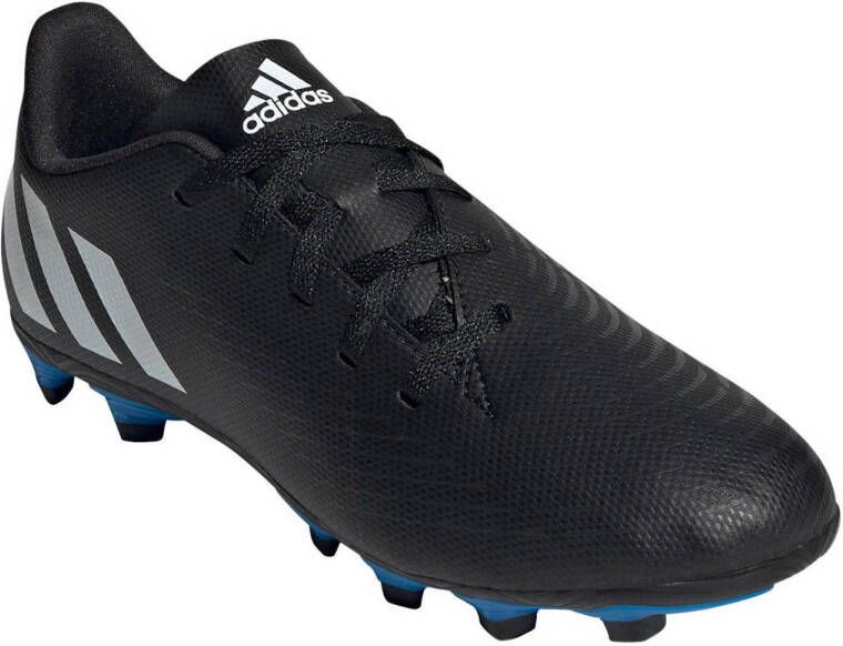 adidas Performance Predator Edge.4 FxG Jr. voetbalschoenen zwart wit rood