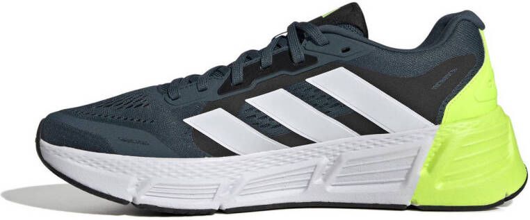 adidas Performance Questar 2 Bounce hardloopschoenen petrol geel