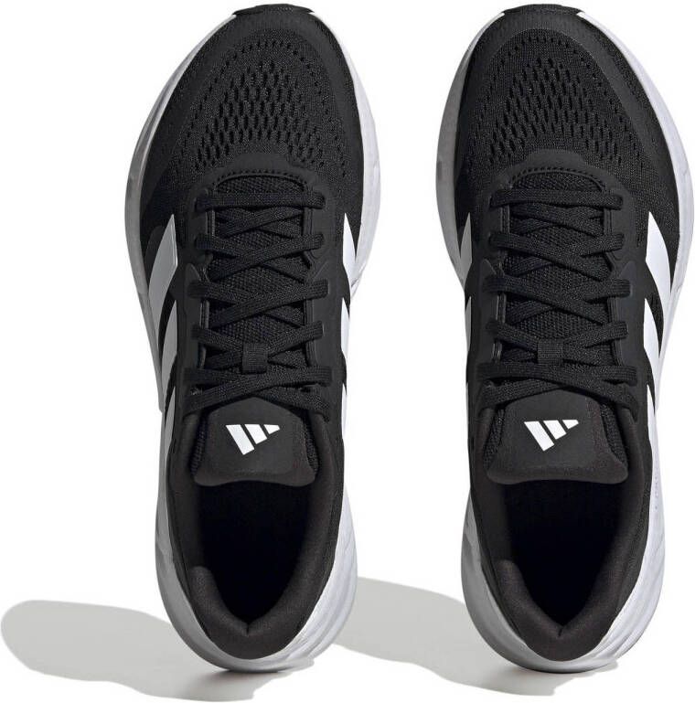 adidas Performance Questar 2 Bounce hardloopschoenen zwart wit antraciet