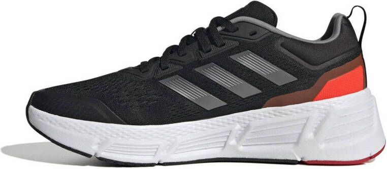 adidas Performance Questar hardloopschoenen zwart antraciet rood