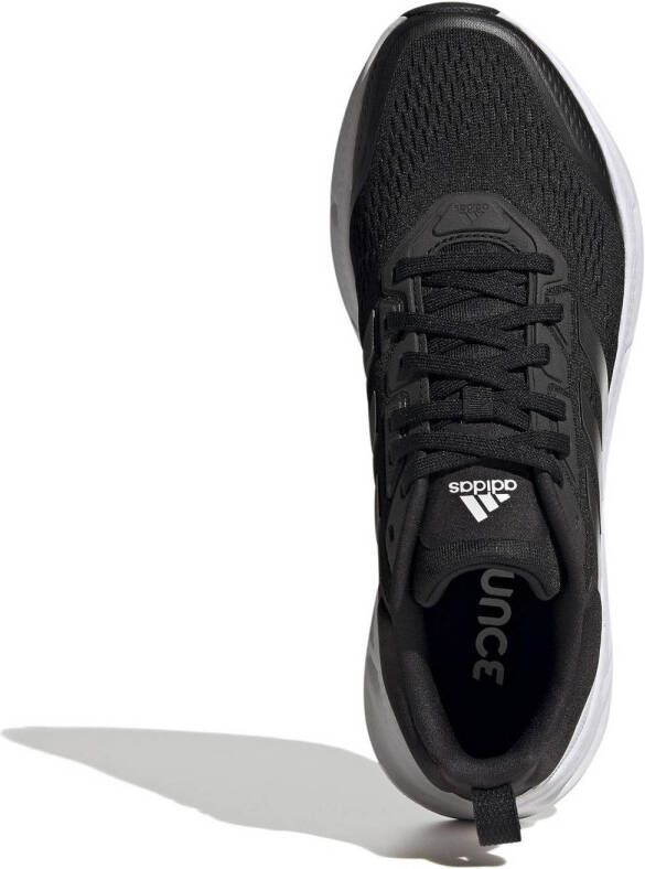 adidas Performance Questar hardloopschoenen zwart wit grijs