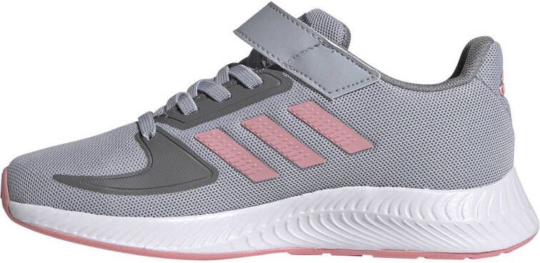adidas Performance Runfalcon 2.0 Classic hardloopschoenen zilvergrijs roze grijs kids