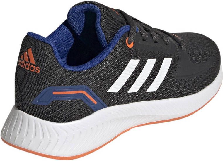 adidas Performance Runfalcon 2.0 Classic sneakers antraciet wit oranje kids