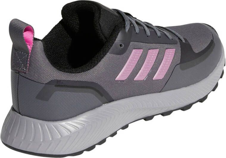 adidas Performance Runfalcon 2.0 hardloopschoenen trail grijs roze