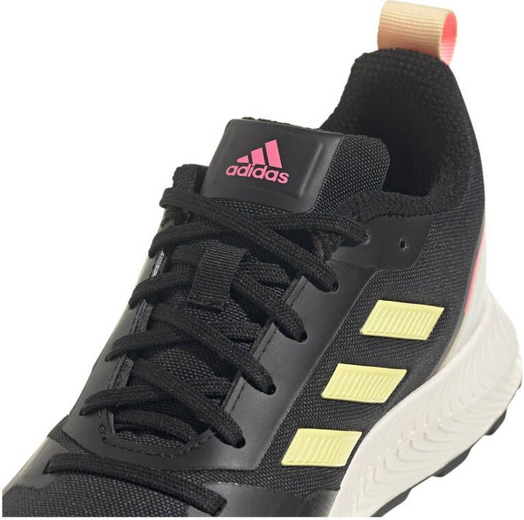 adidas Performance Runfalcon 2.0 hardloopschoenen trail zwart geel roze