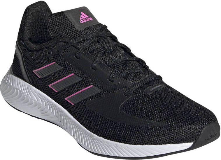 adidas Performance Runfalcon 2.0 hardloopschoenen zwart grijs roze