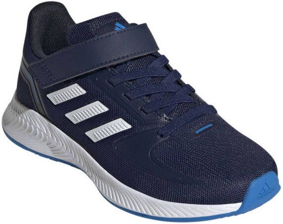 adidas Performance Runfalcon 2.0 sneakers donkerblauw wit kobaltblauw kids