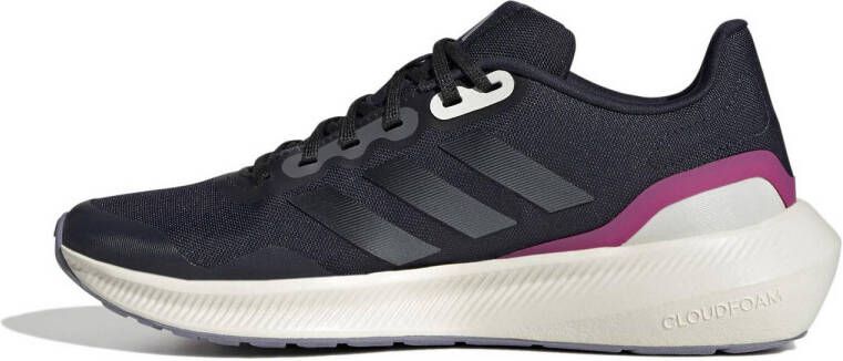 adidas Performance Runfalcon 3 Trail hardloopschoenen donkerblauw blauw roze