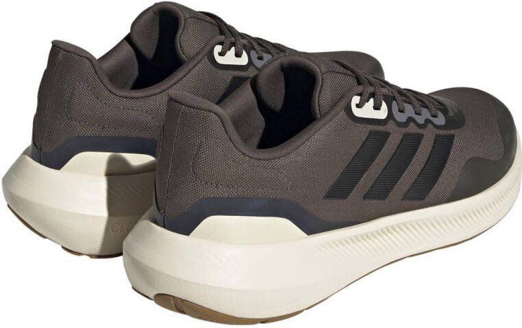 adidas Performance Runfalcon 3.0 hardloopschoenen olijfgroen zwart