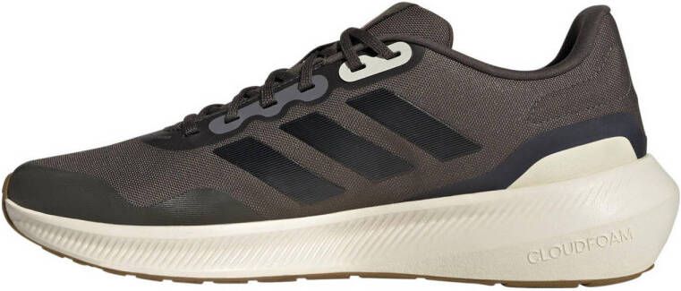 adidas Performance Runfalcon 3.0 hardloopschoenen olijfgroen zwart