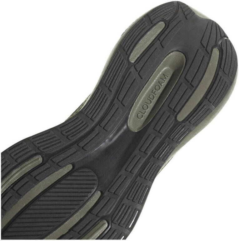adidas Performance Runfalcon 3.0 hardloopschoenen olijfgroen zwart