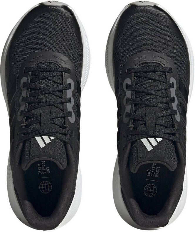 adidas Performance Runfalcon 3.0 hardloopschoenen zwart antraciet wit
