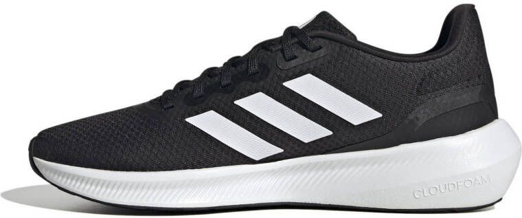 adidas Performance Runfalcon 3.0 hardloopschoenen zwart wit