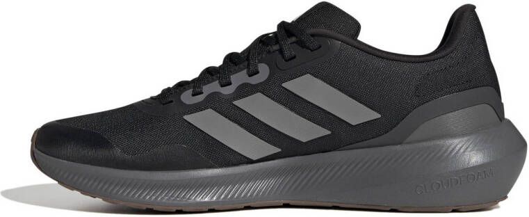 adidas Performance Runfalcon 3.0 hardloopschoenen zwart grijs antraciet