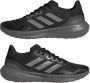 Adidas Performance Runfalcon 3.0 hardloopschoenen zwart grijs antraciet - Thumbnail 5
