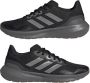 Adidas Performance Runfalcon 3.0 hardloopschoenen zwart grijs antraciet - Thumbnail 4