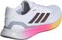 Adidas Performance RunFalcon 5 hardloopschoenen wit geel roze - Thumbnail 4