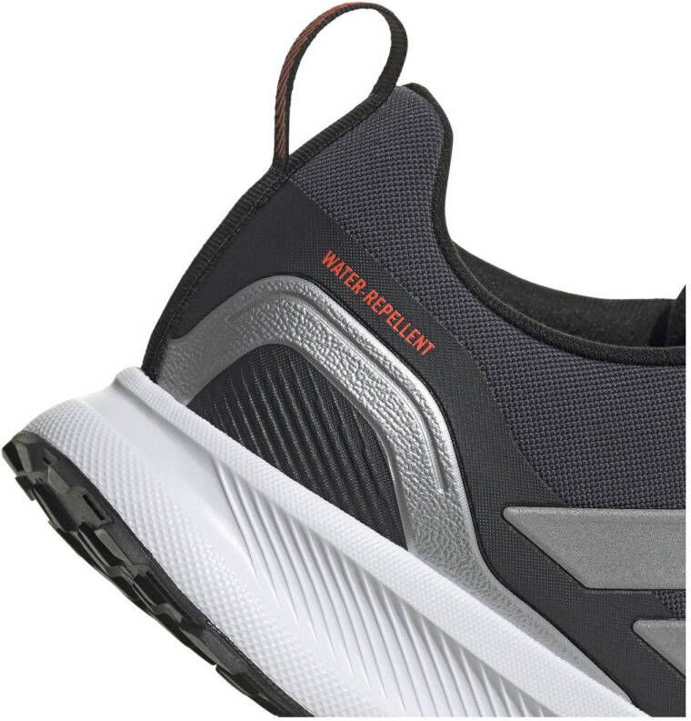 adidas Performance Runfalcon 5 TR hardloopschoenen zwart zilver metallic